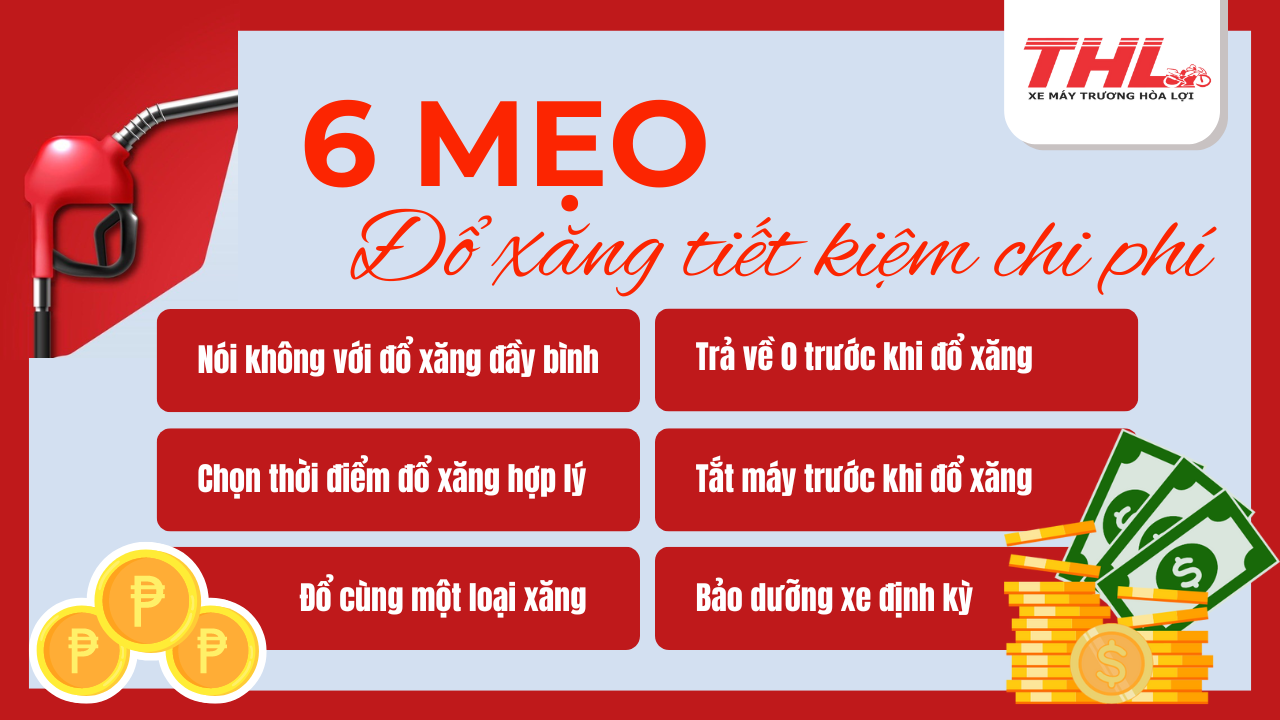 TOP 6 MẸO ĐỔ XĂNG TIẾT KIỆM CHI PHÍ