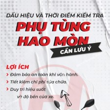 ĐỪNG CHỦ QUAN VỚI PHỤ TÙNG HAO MÒN