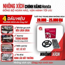 🔧 4 DẤU HIỆU NHÔNG XÍCH CẦN THAY NGAY!