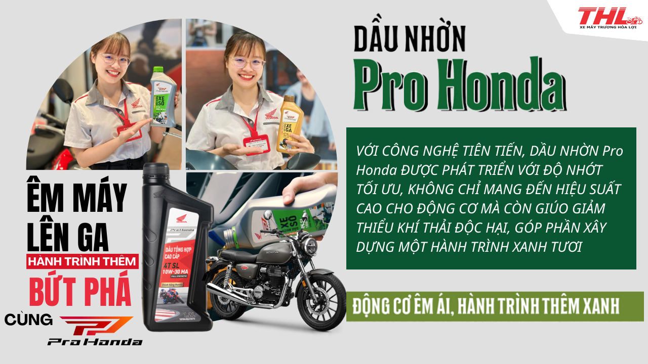 Khởi đầu của ProHonda – Thương hiệu dầu nhờn toàn cầu dành cho xe máy Honda