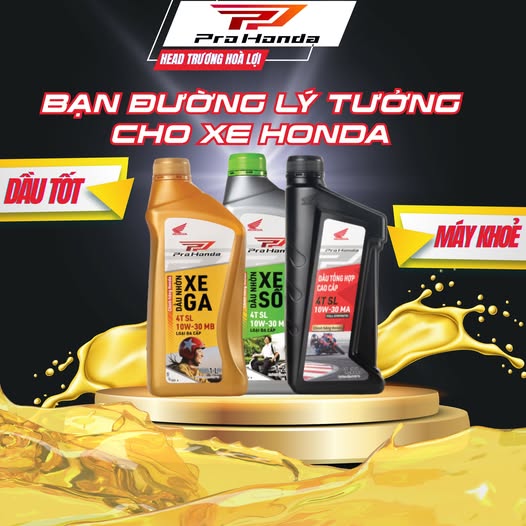 🔧 DẦU NHỚT PRO HONDA – BÍ QUYẾT GIỮ ĐỘNG CƠ XE LUÔN MẠNH MẼ VÀ BỀN BỈ! 🔥